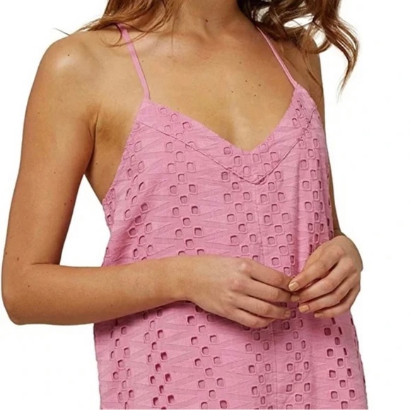 NWOT- O’Neill - Small- Pink- Lined Shorts Romper - Picture 3 of 10